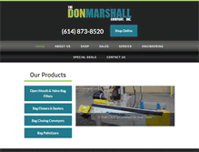Tablet Screenshot of donmarshall.net